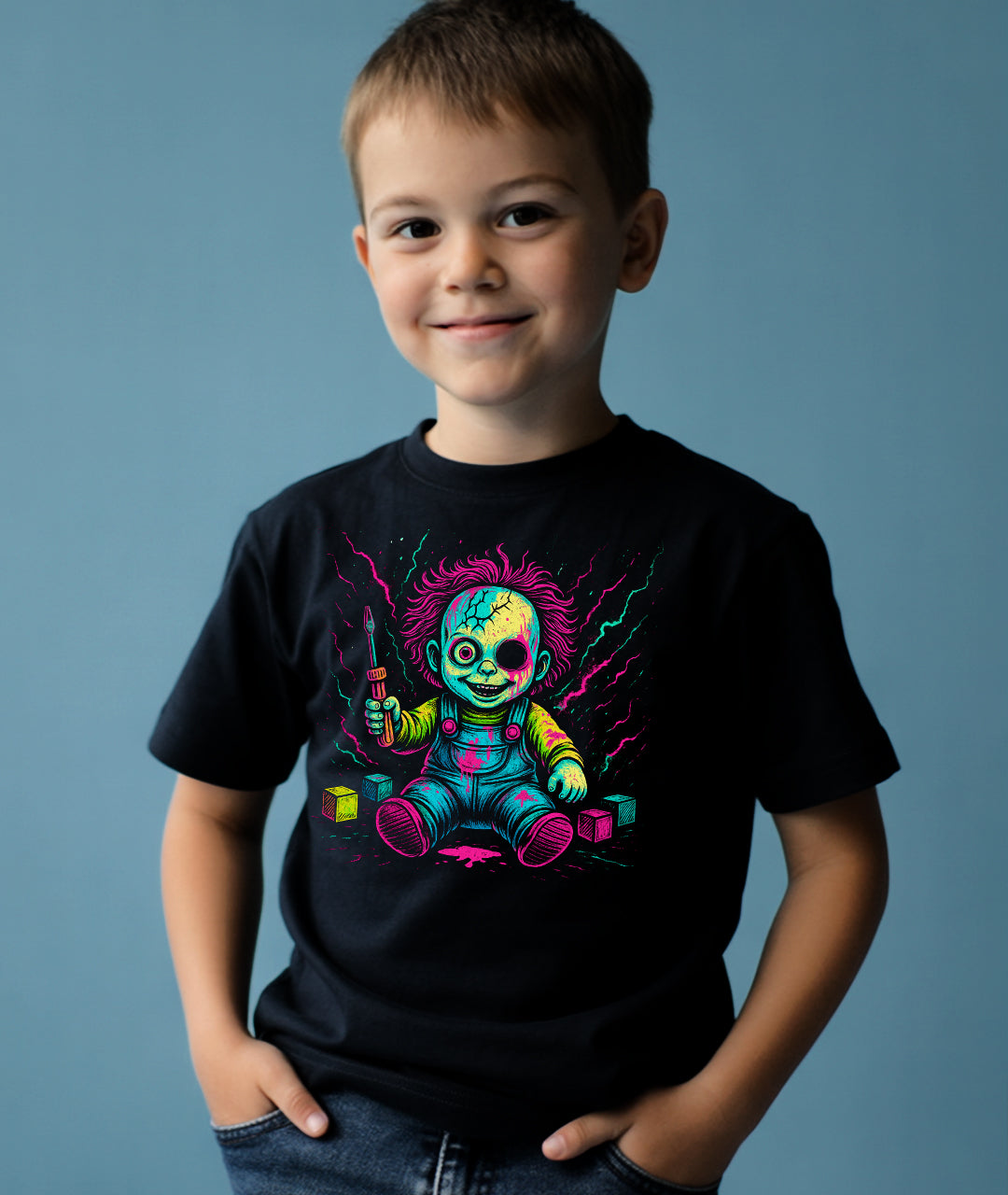 Chromey Chucky Toddler Tee