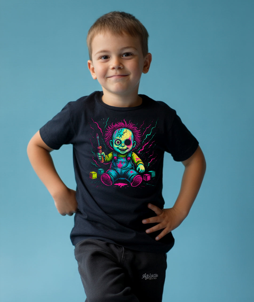 Chromey Chucky Toddler Tee