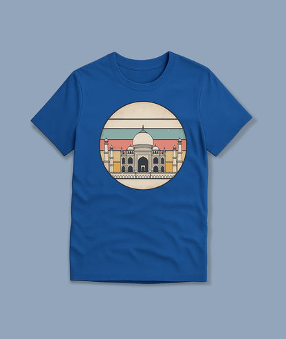 Taj Mahal Retro Art – Vintage Youth T-Shirt
