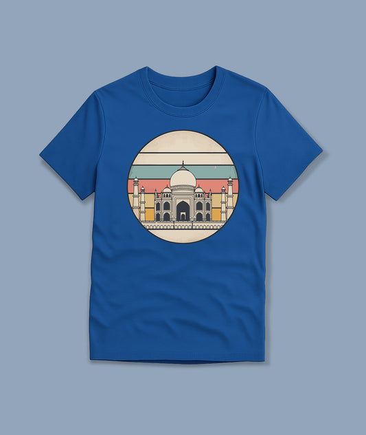 Taj Mahal Retro Art – Vintage Youth T-Shirt