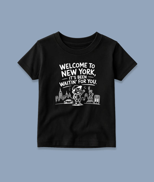 Welcome to New York Black Toddler Tee