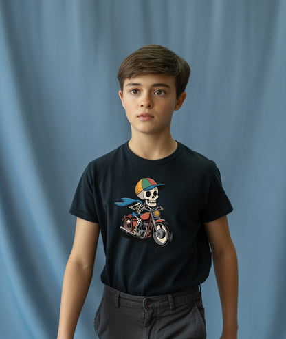 Biker Boney Youth T-Shirt